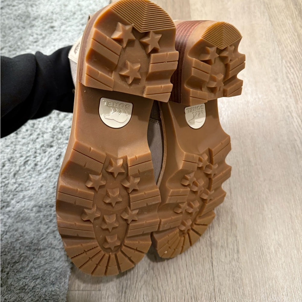 Sorel Women's Taupe Heeled Boots - Picture 7 of 7
